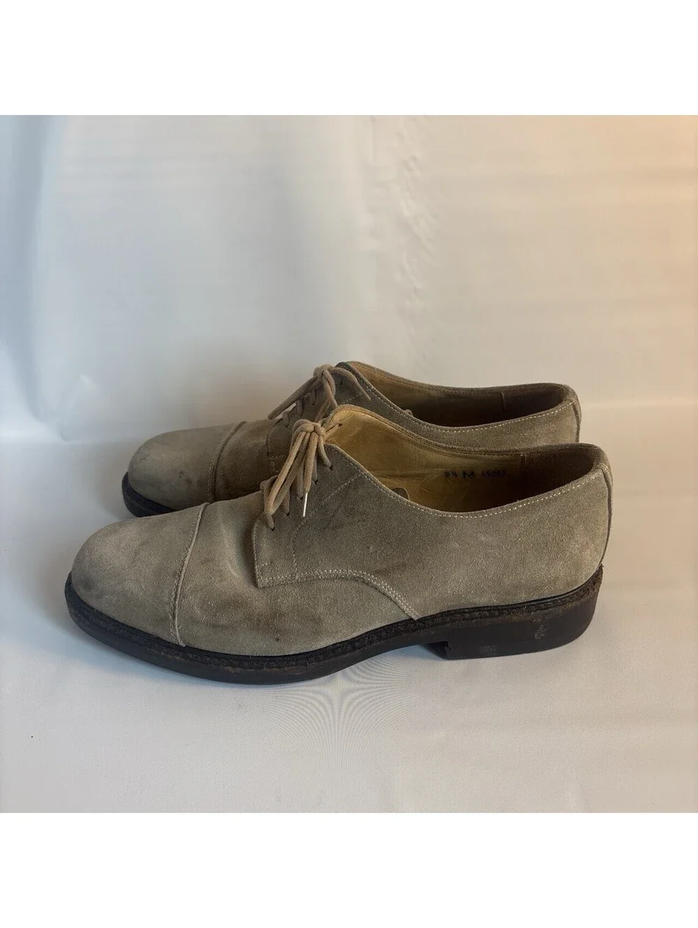 Barneys New York Suede Oxford Dress Shoes Size 9.5